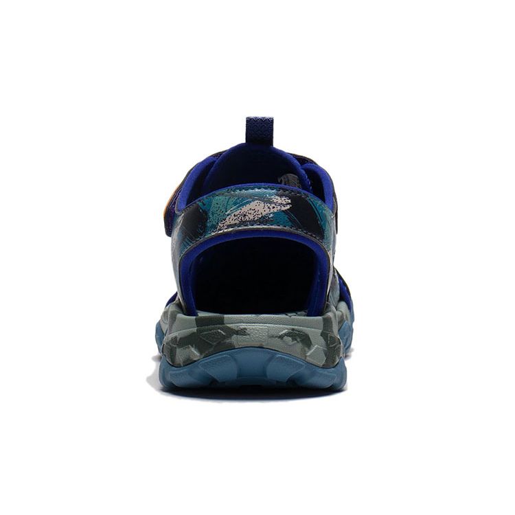 LiNing Youth  Trekking Sports Sandals Kids Sandals Purple Blue YKUS012-5