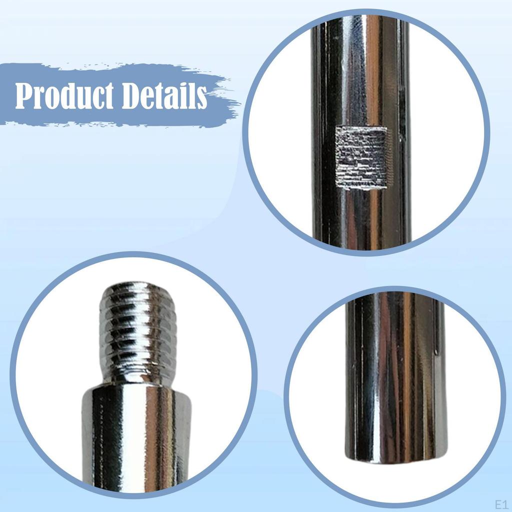 3 Pieces Angle Grind Extension Connecting Rods Metal M14 Car Polisher Rotary Shaft Set for