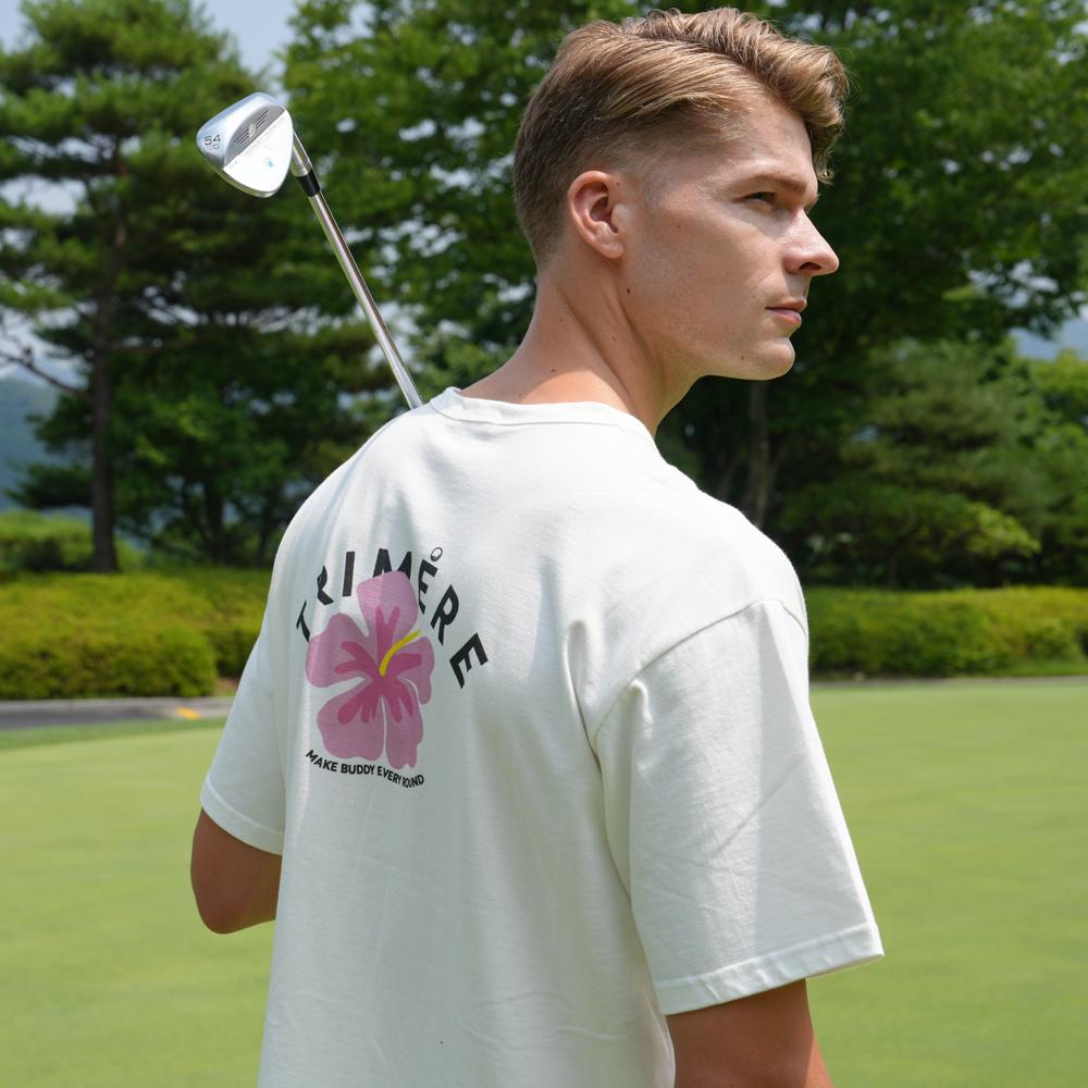 Trimer Floral Graphic T-Shirt Man White L(100)