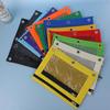 Waterproof Double-Layer Oxford Pencil Case with Eyelet Ring Binder