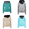 Stylish Women's Hooded Pullover Coat Tops Perfect For Autumn And Winter Seasons