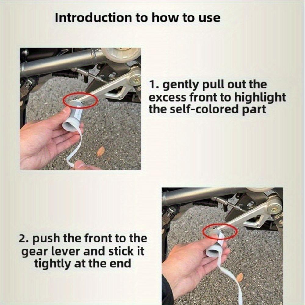 1pc Universal Motorcycle Gear Shift Lever Cover, Gear Shifter Dust Protector, Silicone Rubber Gear Shift Guard