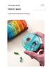 Portable Weekly Pill Box with Morning/Evening Sections - Seven Colors