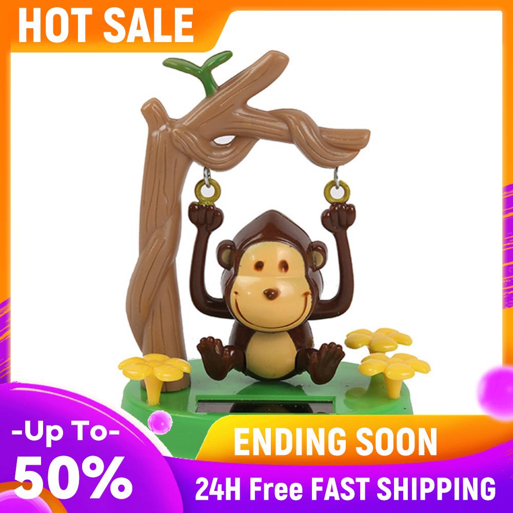 

Solar Dancing Monkey Toy Solar Powered Swing Monkey Animated Bobble Monkey Dancer for Car Interior Decoration China Mainland