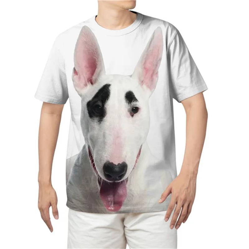 Summer Animal Dog 3D Print T-shirt Summer Men O-Neck Short Sleeve T Shirts