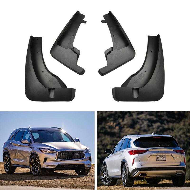 4pcs For Infiniti QX50 Mudguard Fender Mud Flaps Guards Splash Mudflaps Car Accessories 2018 2024 2025+