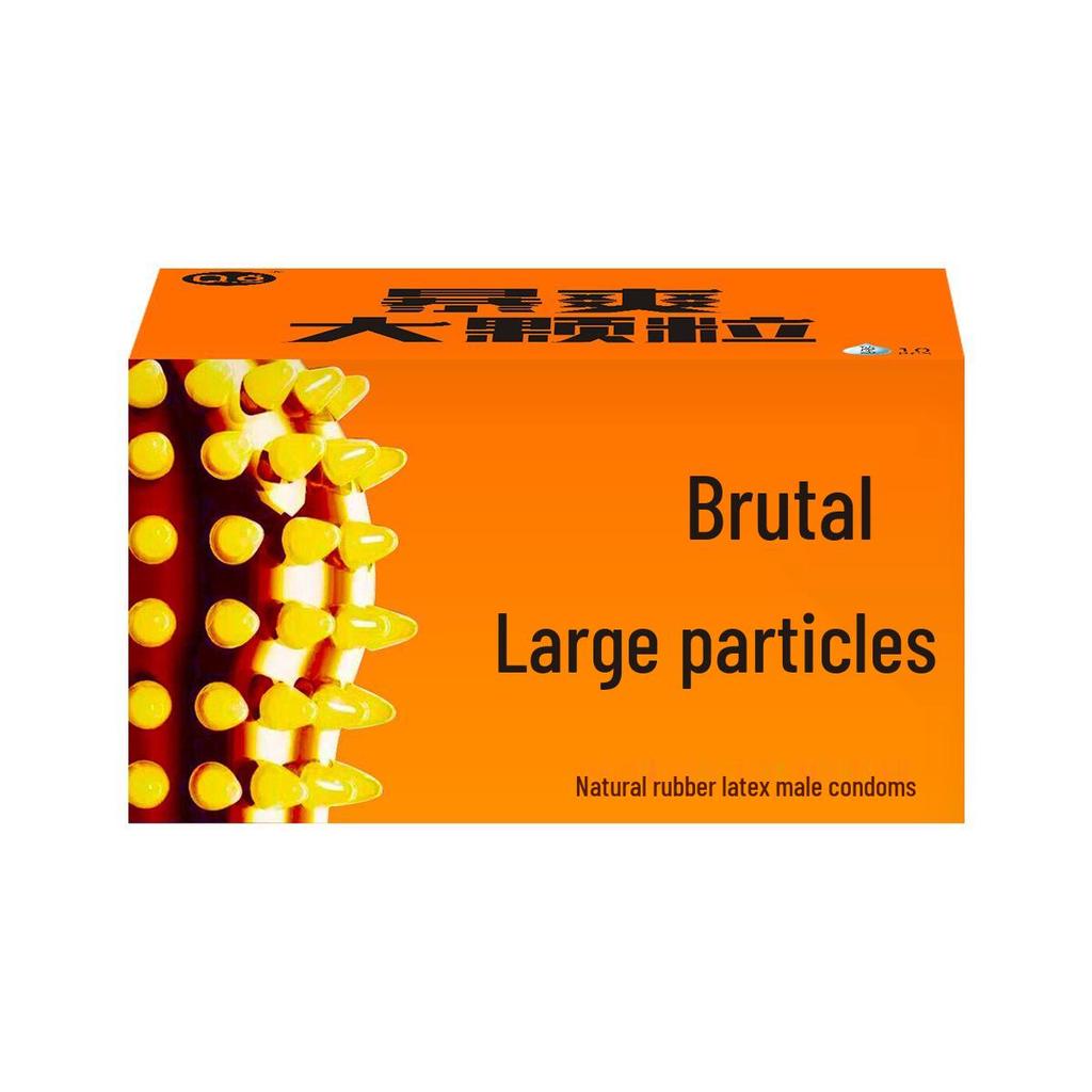 Q-point Hyaluronic Acid 001 Large Particle Delay Condoms - Long-lasting Contraceptives for Adults