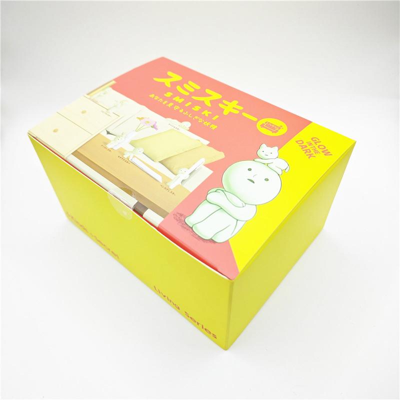 Oppgradert Versjon 6 Deler Smiski Life Series Lysende Dukke Blindboks Hjørnedekorasjon Skrivebordsmodell Juleleke Overraskelsesgave