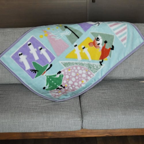 Marushin Throw "See You in a Dream" 03 Moomin Approx. H70 x W100cm