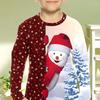Christmas Children's 3D Digital Printed Boys' Fashionable and Comfortable Round Neck Long Sleeved T-shirt