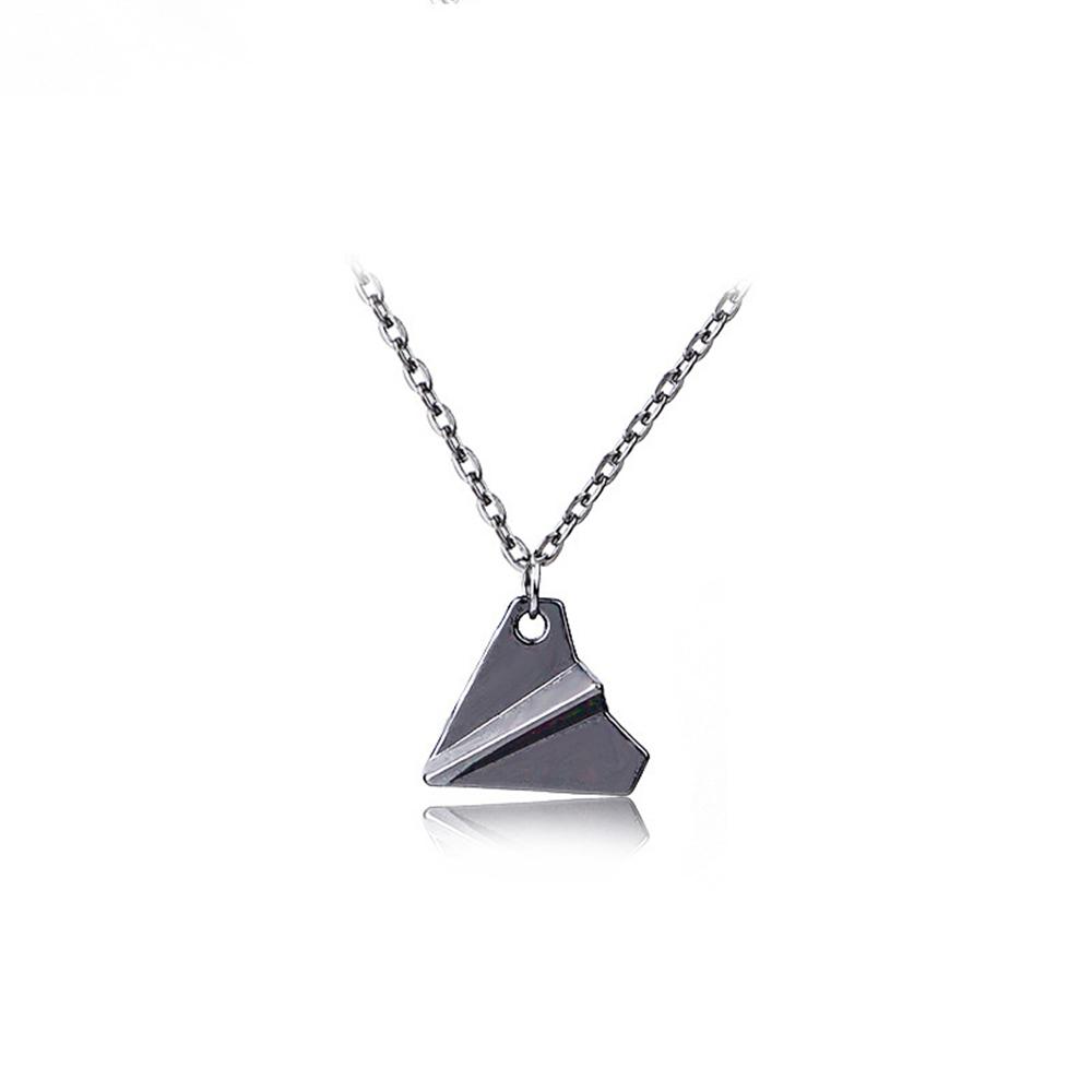 Paper Airplane Pendant Necklace Classic Band One and Direction Periphery Necklace Souvenir Jewelry for Fans Supporters