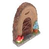 Fairy Garden Door Figure Resin Fairy Door Sculpture Miniature Fairy Garden Accessories for Outdoor