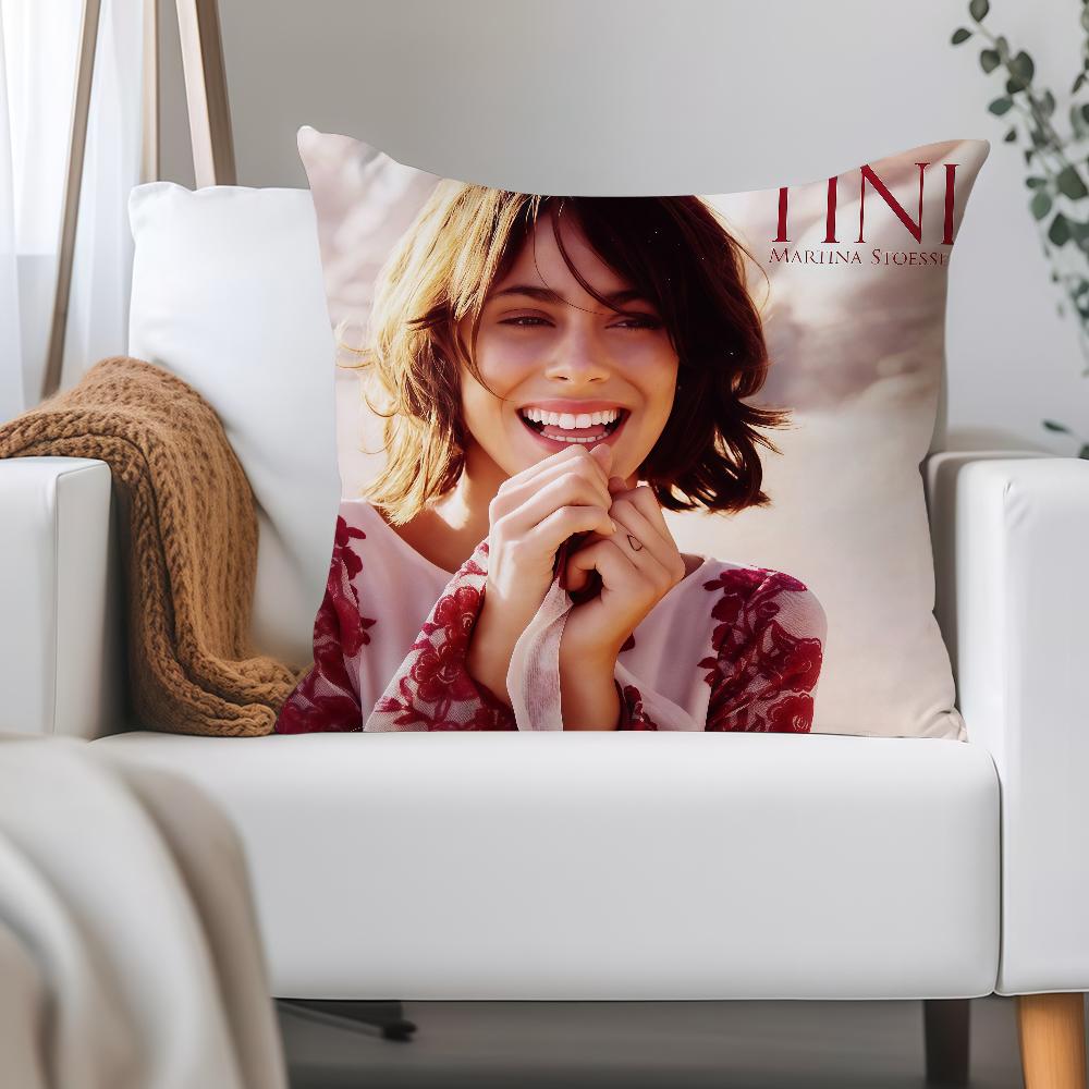 Martina Stoessel TINI Pillow Case Applicable Space For Guest Rooms Interiors Cars Office House Decoration