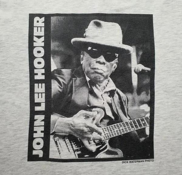 

Singer John Lee Hooker Shirt Short Sleeve Sport Gray Unisex S5XL Unisex T-Shirt L
