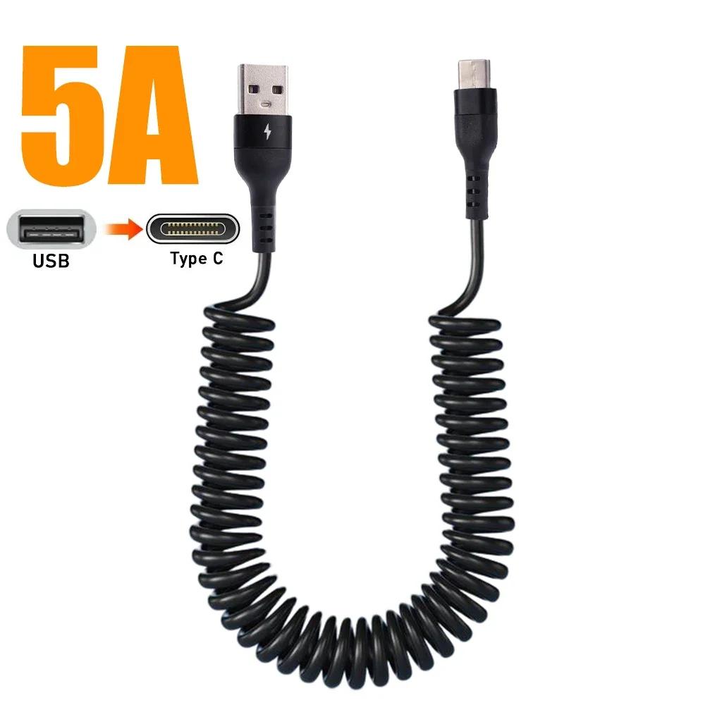 Cablu de încărcare rapidă USB tip C 6A Cablu arc USB\Tip-C la Tip-C Carplay pentru iPhone 12 13 14 Xiaomi Samsung Huawei Cablu de date