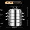 ZISIZ Multi-Function Stainless Steel Steamer Pot