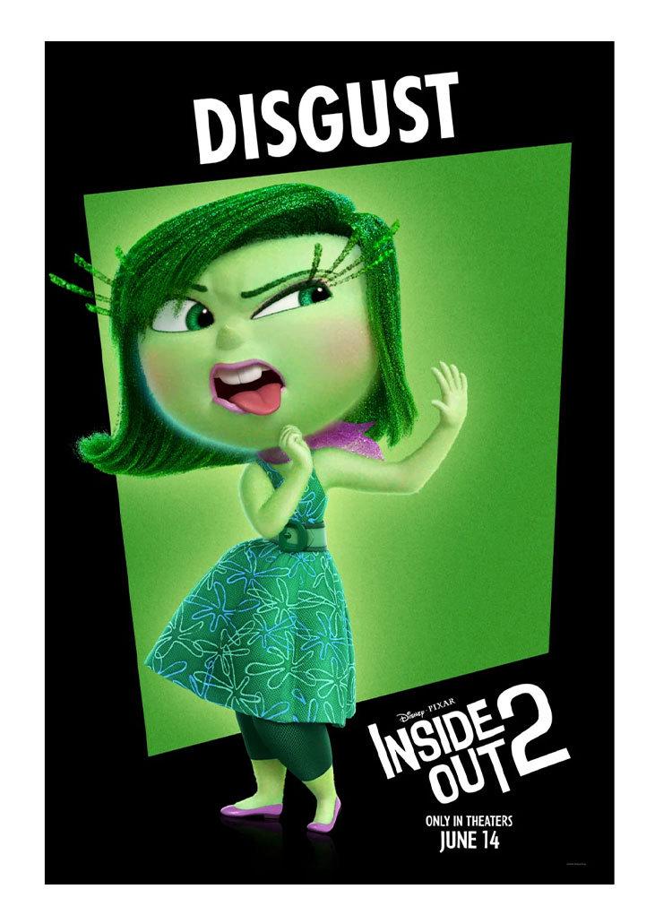 Inside Out 2: Disgust Cosplay Costume - Happy Emotion Joy for Halloween & Stage Performances