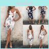 Elegant Womens Floral Long Maxi Dress For Evening Parties And Beach Days