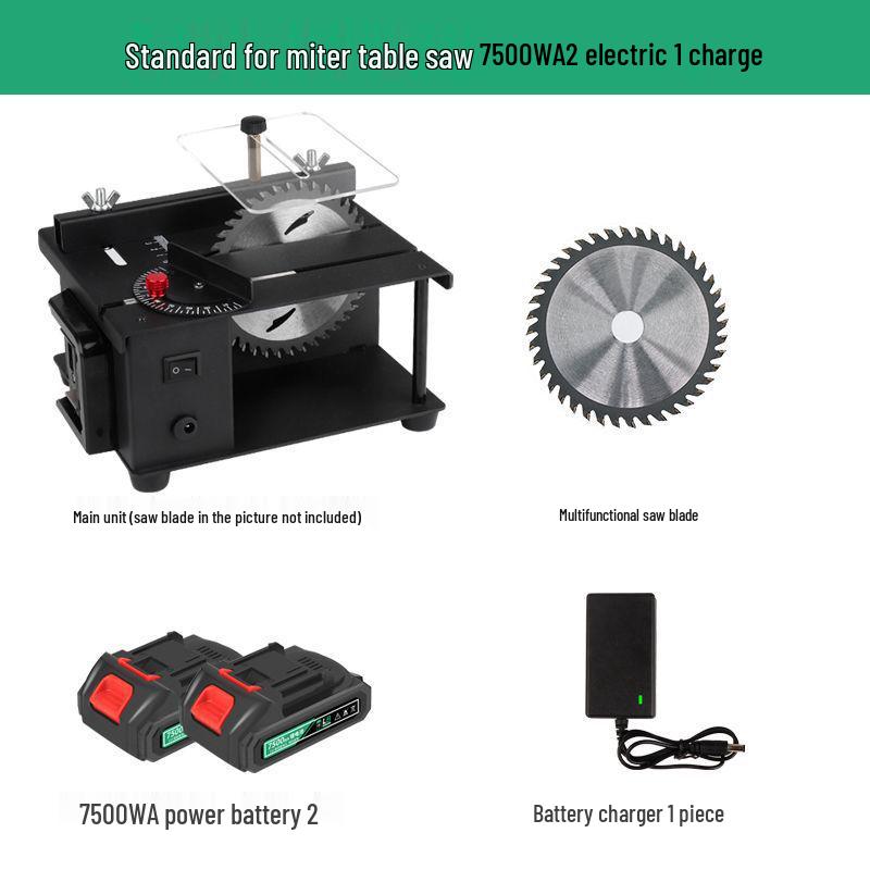 Compact Multi-Functional Table Saw for DIY Woodworking & Jade Cutting