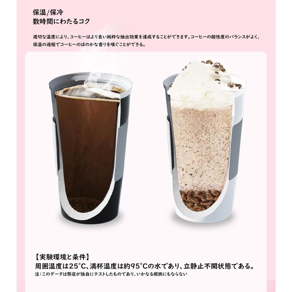 304 Stainless Steel Ceramic Coating Coffee Keeps Hot or Cold for 6 Portable Water Perfect for Convenience Store Flower Direct Lid Unisex & Bottle,