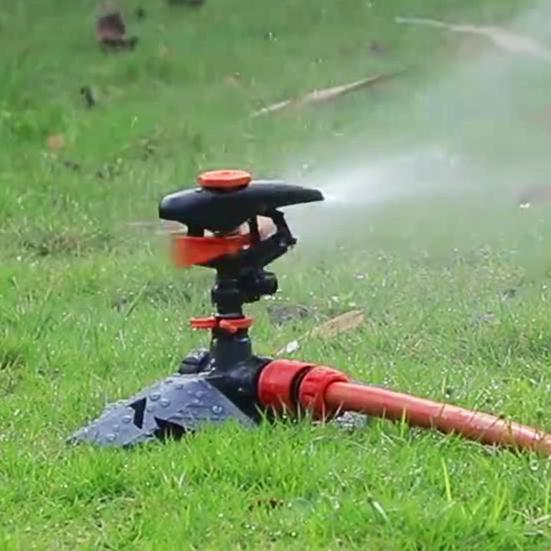 Rotating Lawn Sprinkler Adjustable Universal Simple Installation Garden Water Sprinkler Efficient Stable Irrigation Tool