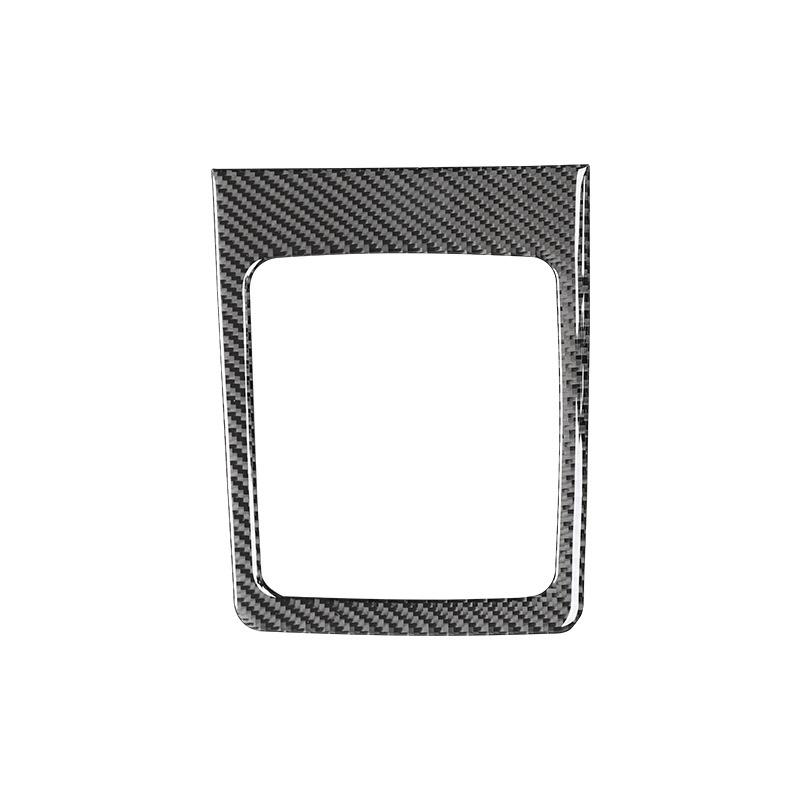 Fit For Mitsubishi Lancer EVO X 2008-2015 Carbon Fiber Gear Shift Panel Cover Sticker Decal  Car Interior Accessories