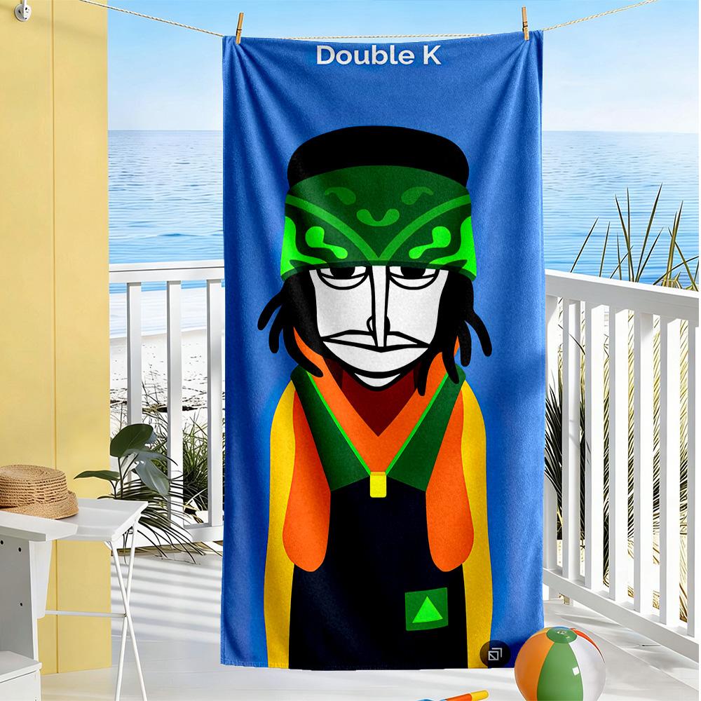 Incredibox Beach Towel Quick-Dry Soft Microfiber Comfortable Lightweight