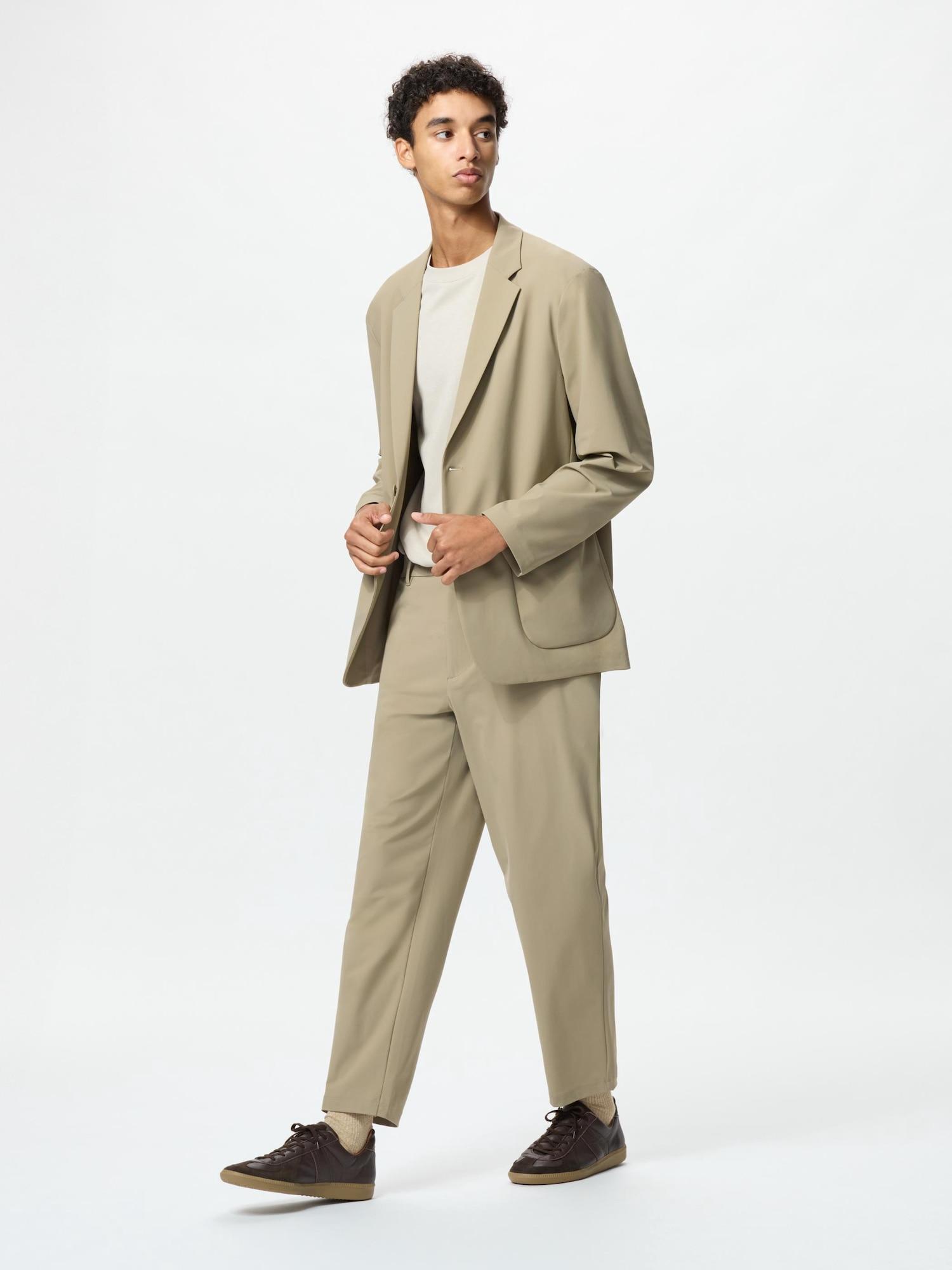 

Uniqlo Япония ультра эластичные брюки 32 BEIGE/4XL