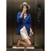 Camicia Oversize a Maniche Lunghe in Lino Donna Bianca Lunga Primavera Estate Lady Beach Casual Capispalla Camicetta