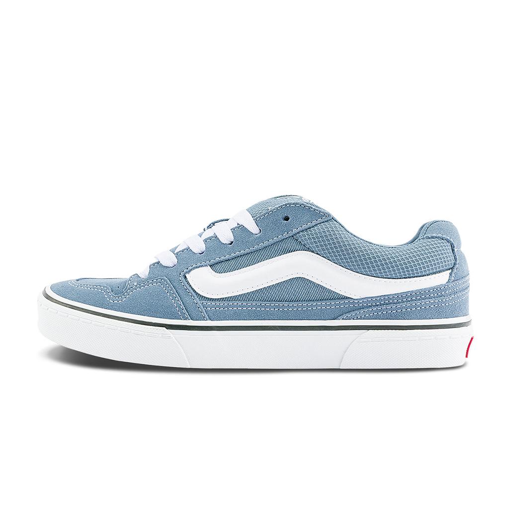 Vans Caldrone Versatile Comfortable Durable Low-Top Skate Shoes Men Sneaker Blue VN000CSPCFL