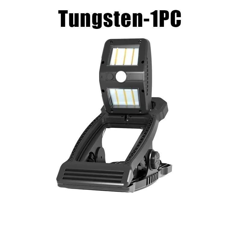 Camping Clamp Lights Solar Motion Sensor Lights Waterproof Outdoor Lights 360° Adjustable Lights Portable Safety Lights