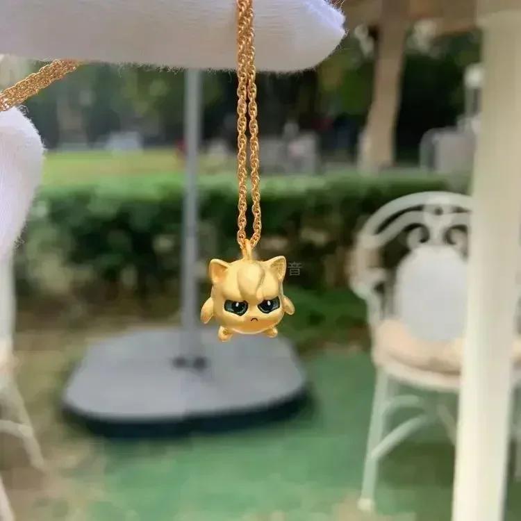 Pokemon Necklace Pendant Jewelry Accessories Cartoon Anime Teenage Couple Fashion Atmosphere Trend High-end Decoration Gifts