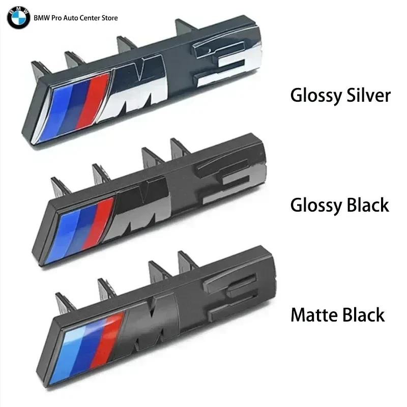 3D ABS M Car Front Grille Badge Emblem Buckle For BMW X6E71 E70 E34 X5G05 G60 F10 X5E53 E24 E63 E64 F06 F12 F13 G32 F18 G30 G31