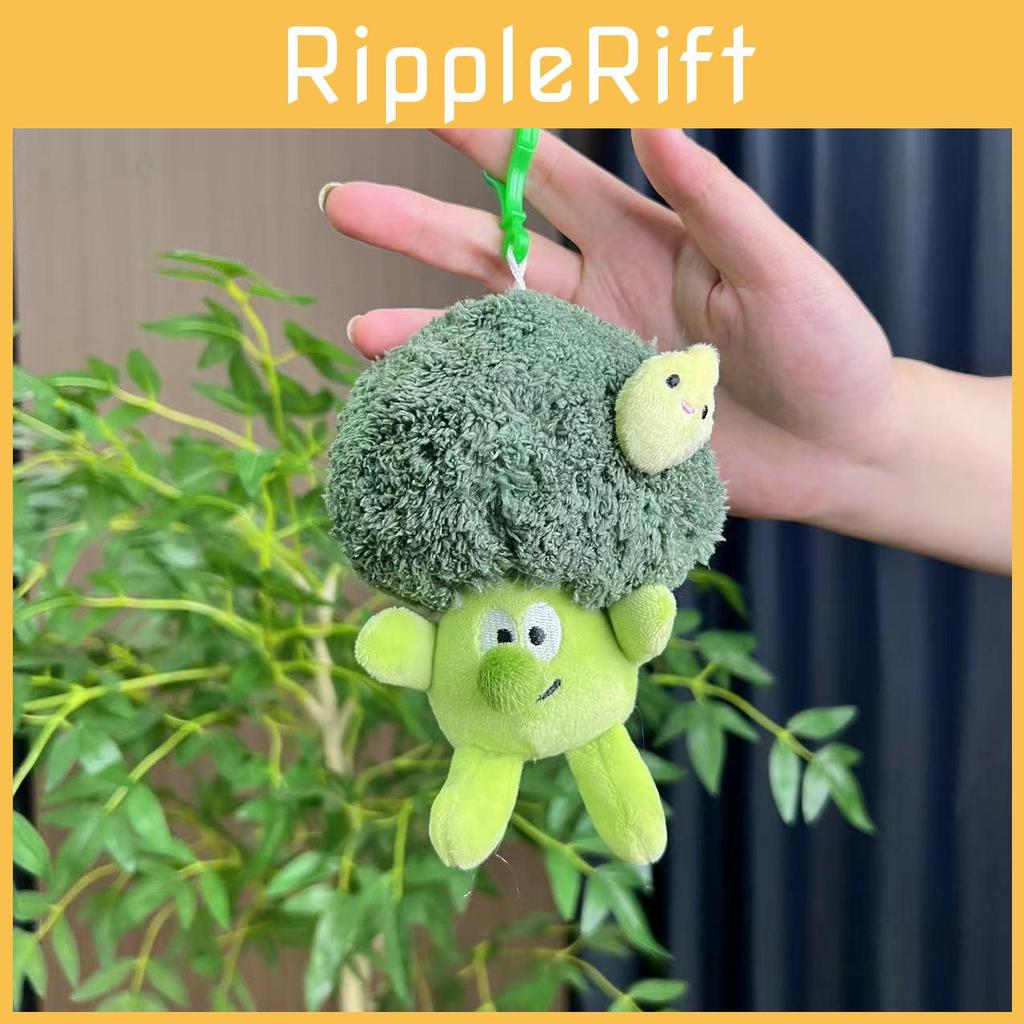 Entzückender Cartoon Brokkoli Plüsch Schlüsselanhänger Puppe Accessoire Für Taschen Und Schlüsselanhänger