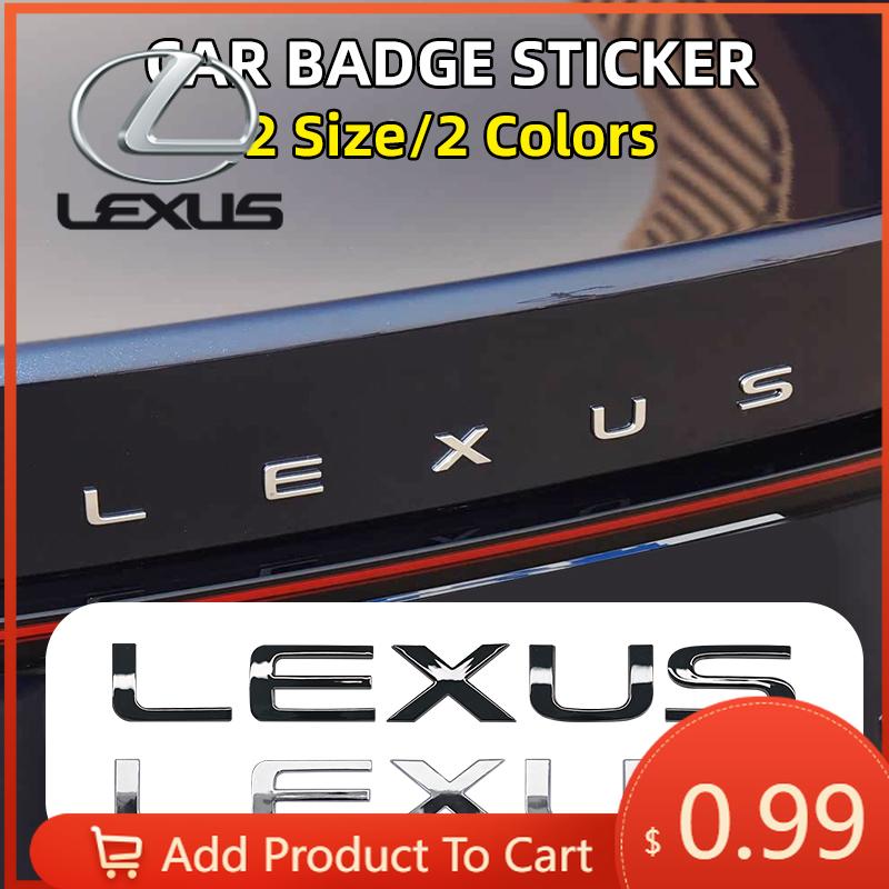 Interior Stickers ABS Car Rear Emblem Trunk Badge Sticker Letter Logo For Lexus RX350 IS250 IS350 GX460 ES350 GS350 GX470 IS300