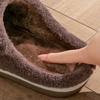Men's Warm Slippers Fuzzy Comfy Non-Slip Casual Slippers for Indoor Slippers