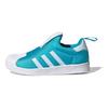 adidas Originals Superstar 360 Comfortable Versatile Shock Absorbing Durable Low Top Kids Sneakers Kids Sneakers Light-Blue FZ2978