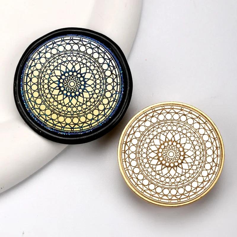 4Cm Large Chapter Head Series Sealing Wax Seal Fire Lacquer Seal Brass Chapter Head Craft Supplies Stamp Gift Handicrafts