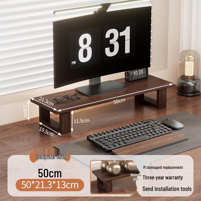 Desktop Monitor Riser and Storage Shelf