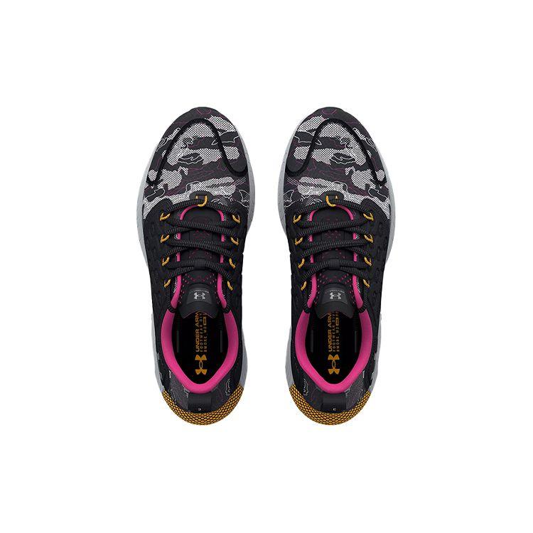 Under Armour HOVR Revenant Camo Fabric Synthetic Leather Sports Comfort Low Top Lifestyle Shoes Men sneakers Black 3024925-001