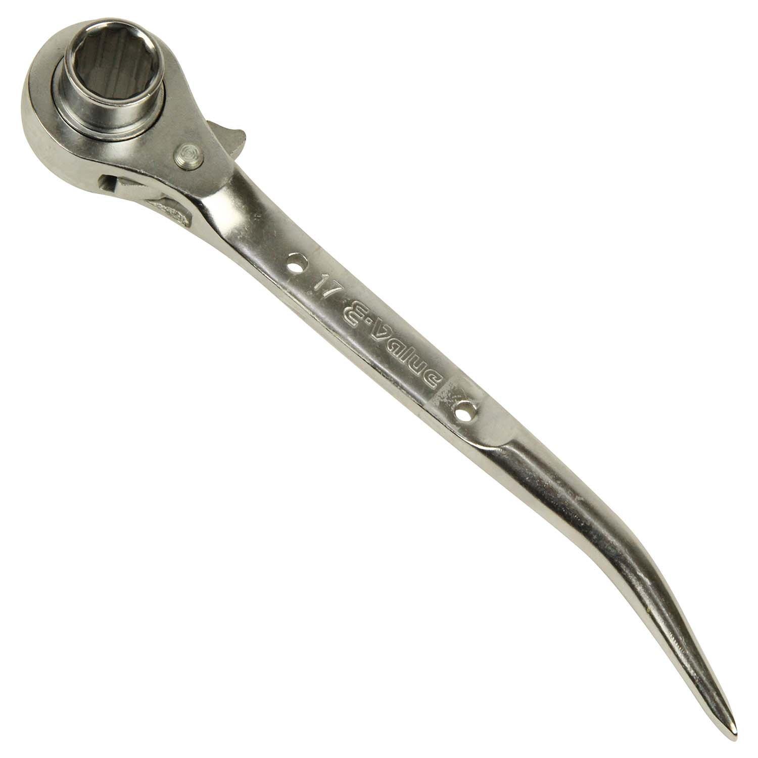 

Ratchet 17 x 21 E-Value Double-Ended Wrench, Short, mm, ERS-1721
