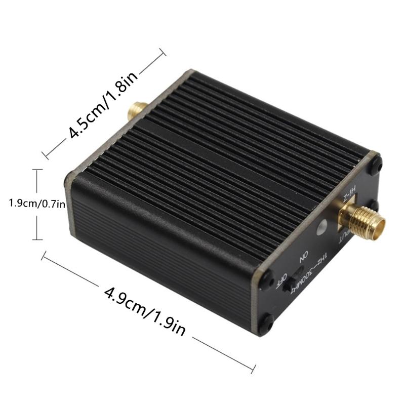 Upgraded Receiver withDonut SW MW Mini Loop Antenna High Impedance Amplifier Kit 300MHz Bandwidth Clearer Singals