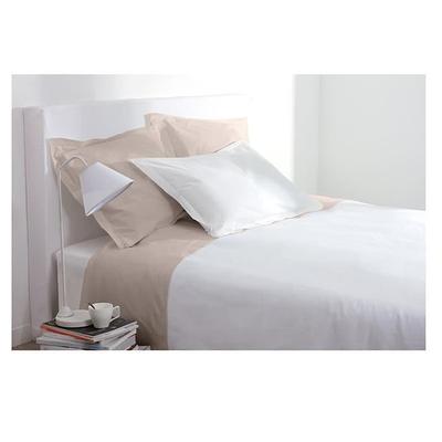 Fitted Sheet - Smart Home - 90x190 Cm - 100% Cotton - White - Machine Washable