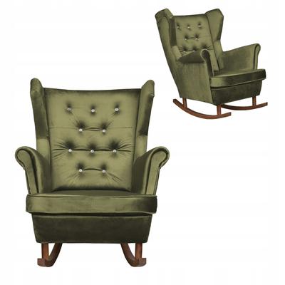 Diana Rocking Chair, Scandinavian,, Olive Green