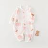 Pure Cotton Baby Romper: Spring/Autumn, Snap Crotch, Unisex, Class A