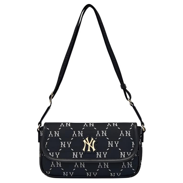 MLB Monogram Full Mark Crossbody Bags Mini Kids' Black 7ACRM046N-50BKS