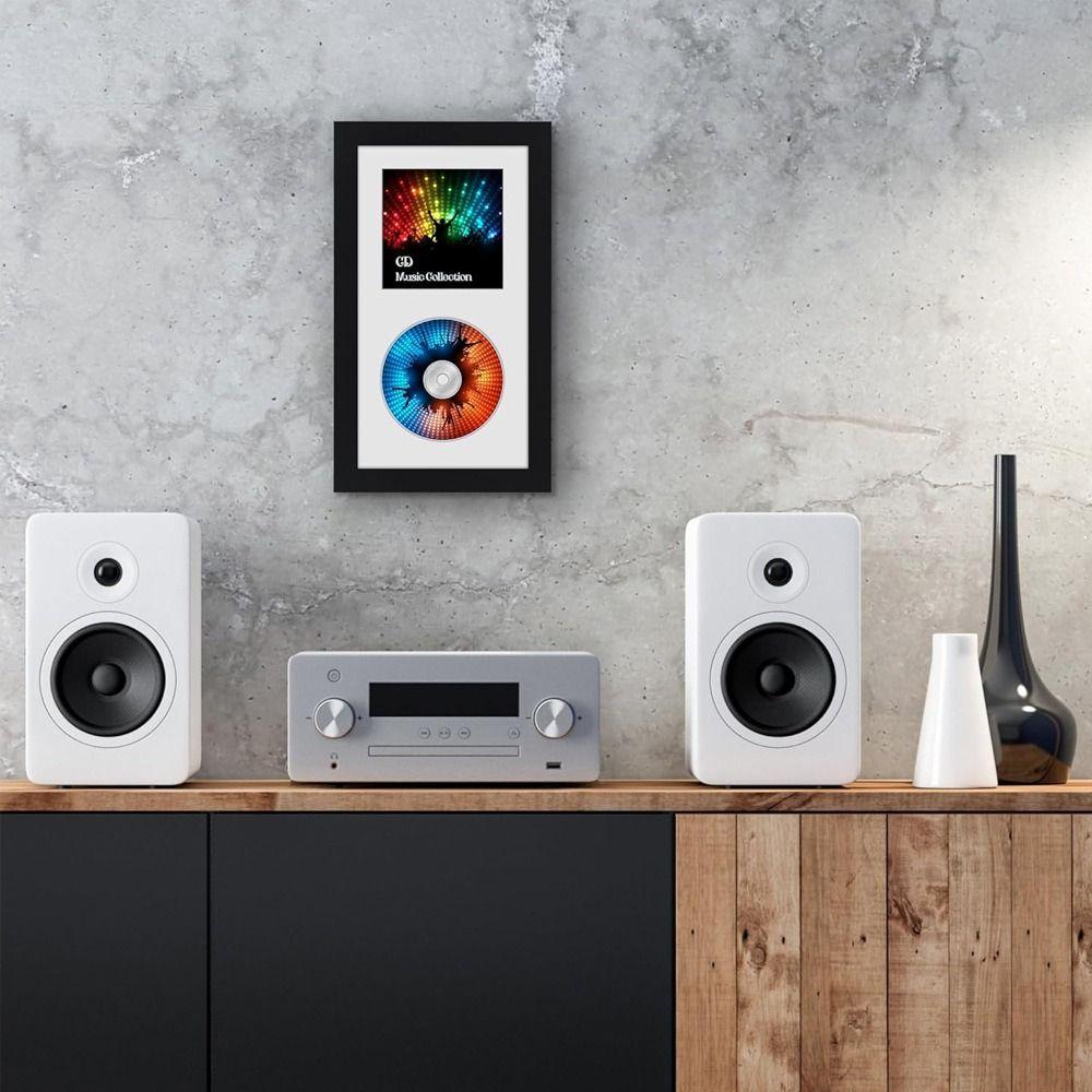 Tabletop Display CD Display Frame Wall Mountable Disc Frame Box CD Frame Display Case Music Lovers