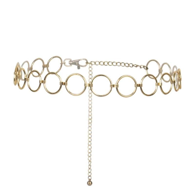 Metal Waist Chain for Women Belly Link Chain Belt Perfect for Dresses and Casual Outfits Waistband with Adjustable Clasp