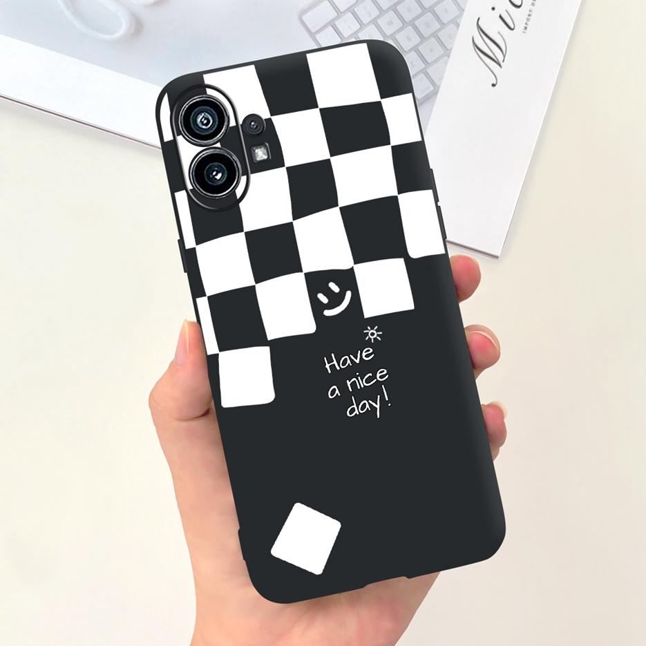 For Nothing Phone 1 Hülle Neue Buchstaben Stilvolle Kunst Bemalte Hülle Weiche Silikon Handyhülle For Nothing Phone One Phone1 Fundas Capa