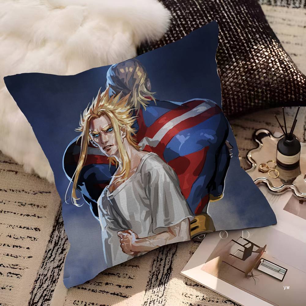 All Might My Hero Academia 45*45cm Cushion Cover Pillow Cover Decor Pillowcase Home Pillowcase For Couch Pillow